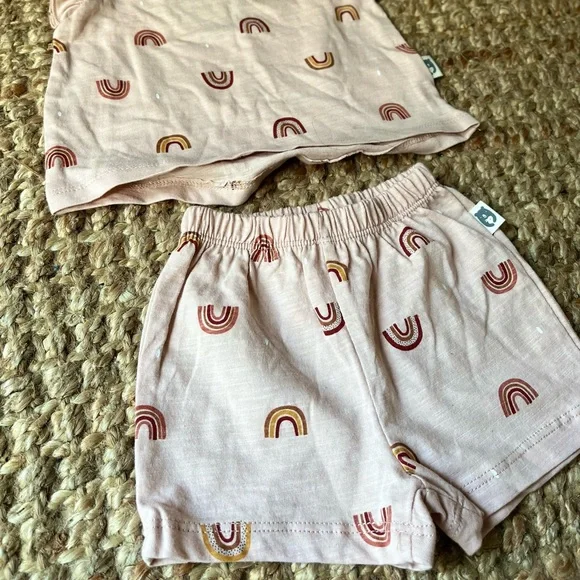 🌈rabbit + bear shorty set - Picture 2 of 4